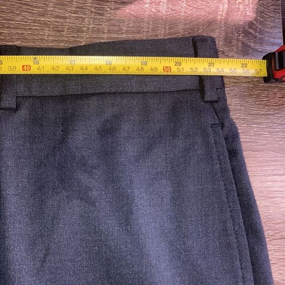 Mens Brooks Brothers Regent Fit Charcoal Reda Flexo Merino Wool Trousers 42x27 - Picture 6 of 13